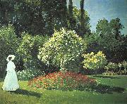 Claude Monet Jeanne-Marguerite Lecadre in the Garden oil painting picture wholesale